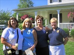 Connie Fahey, 2nd from left, with Comair family members, and Jackie Burnett, NADA/F  Family Support Team member